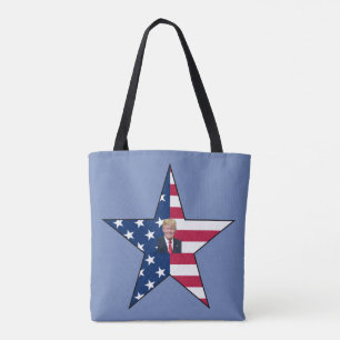 Tote Bag ~ du ~ MAGA d'étoile de drapeau de Donald J.