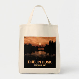 Tote Bag Dublin Dusk : Des scènes de crépuscule captivantes