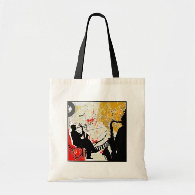 Tote Bag Dudes de jazz (Devant)