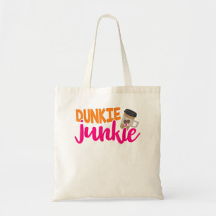 Tote Bag Dunkie Junkie - Drôle Amateur De Café Dit