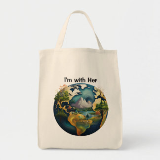 Tote Bag Earth Keeper Fourre-tout - Transportez la terre av