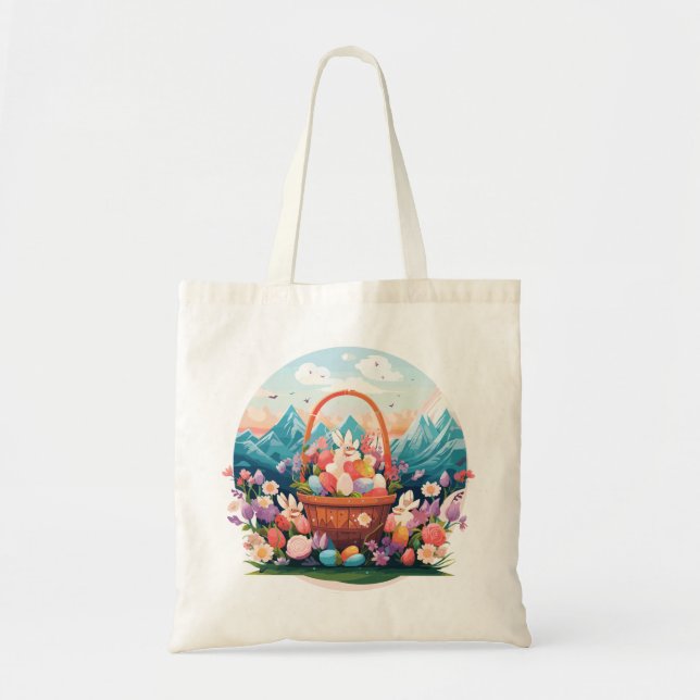 Tote Bag Easter basket (Devant)