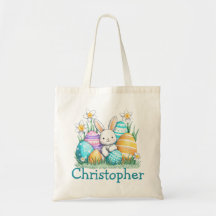 Easter Kids Name Boys Bunny Rabbit