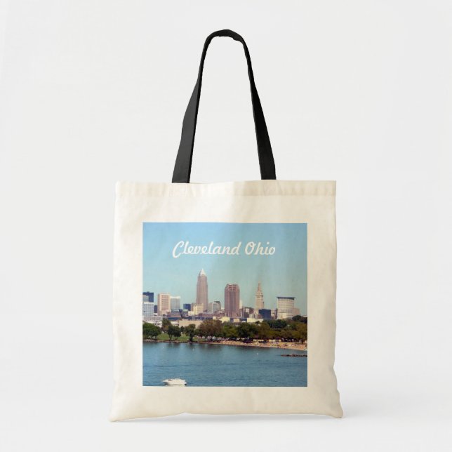 Tote Bag Eau de bordure de Cleveland OH (Devant)