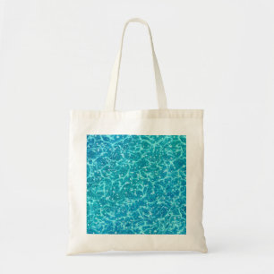 Tote Bag Eau de la mer bleue avec étincelles