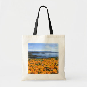 Tote Bag Eau   Lac California Avec Des Pépites D'Or