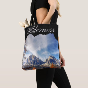 Tote Bag Eau Mountain Lake View