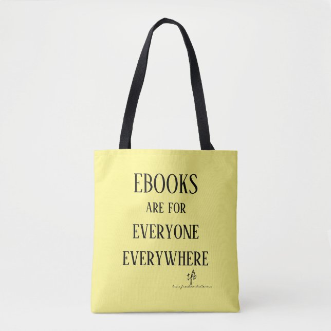 Tote Bag Ebooks Tout Le Monde (Devant)