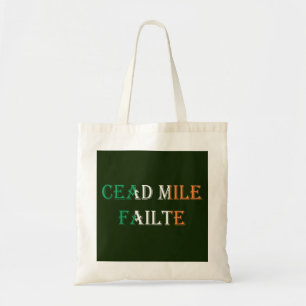 Tote Bag Échec de Cead Mile sur le drapeau irlandais btt