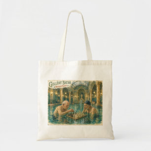 Tote Bag Échecs dans les bains Gellert Budapest Hongrie
