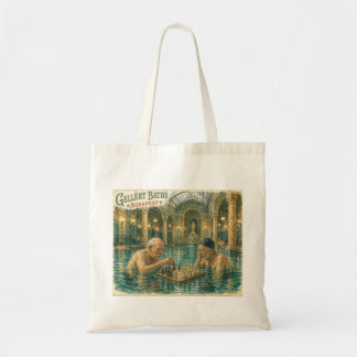 Tote Bag Échecs dans les bains Gellert Budapest Hongrie
