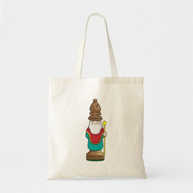 Tote Bag Échecs Évêque Échecs (Devant)