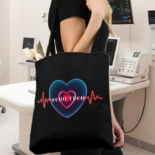 Tote Bag Echo Tech Bouton EKG