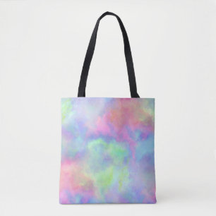 Tote Bag éclaboussure d'aquarelle opale :