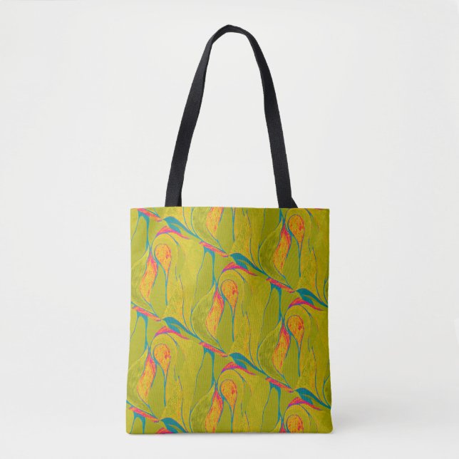 Tote Bag Éclaboussure tropicale Fourre-tout (Devant)