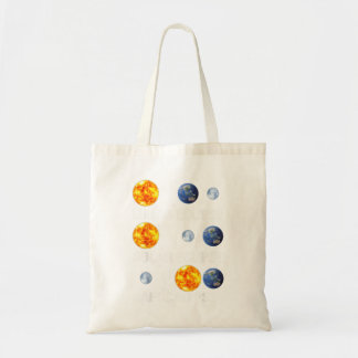 Tote Bag Éclipse solaire lunaire et apocalypse drôle scienc