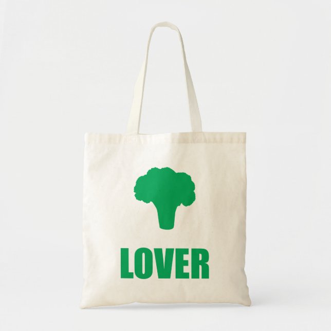 Tote Bag Ecobag « Broccoli Lover " (Devant)