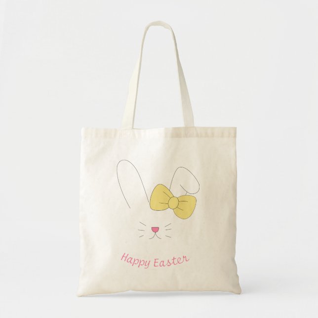 Tote bag / ecobag Happy Easter Tragetasche (Vorne)