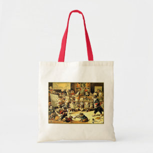 Tote Bag École de chien par Louis Wain
