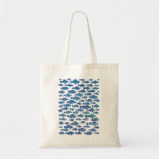 Tote Bag École de la sardine bleue (Devant)
