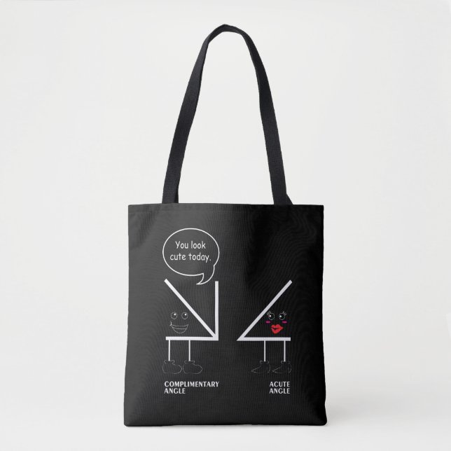 Tote Bag École élogieuse d'angle aigu de cadeau de (Devant)