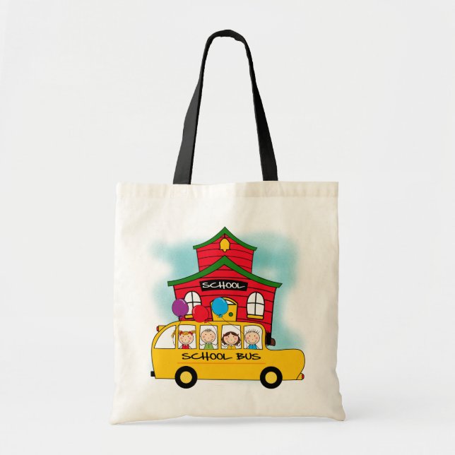 Tote Bag École et T-shirts et cadeaux d'autobus scolaire (Devant)