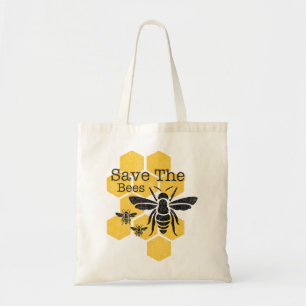 Tote Bag Économies de nid d'abeilles les abeilles