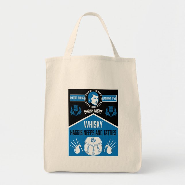 Tote Bag Ecosse Burns Night (Devant)