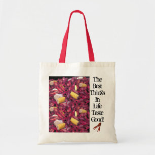 Tote Bag écrevisse-sac, meilleur-chose-dans-vie-goût-bon