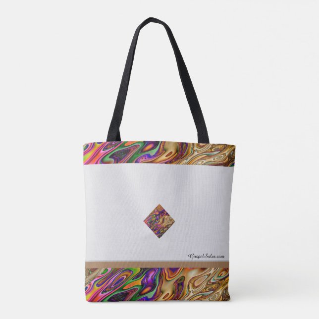 Tote Bag Écriture évangélique Fourre-tout Multicolor (Dos)