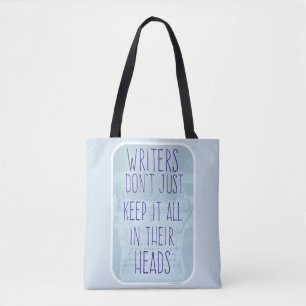 Tote Bag Ecrivains Amusants Les Auteurs Le Font Tête Slogan
