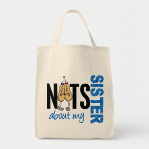 Tote Bag Écrous au sujet de mon BLEU de la soeur 1