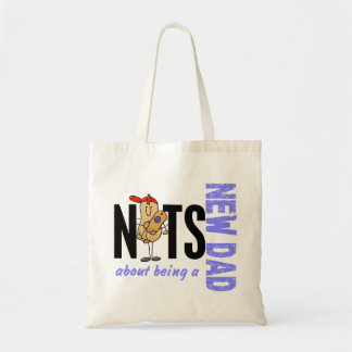 Tote Bag Écrous au sujet d'être un nouveau papa 1 (bleu)