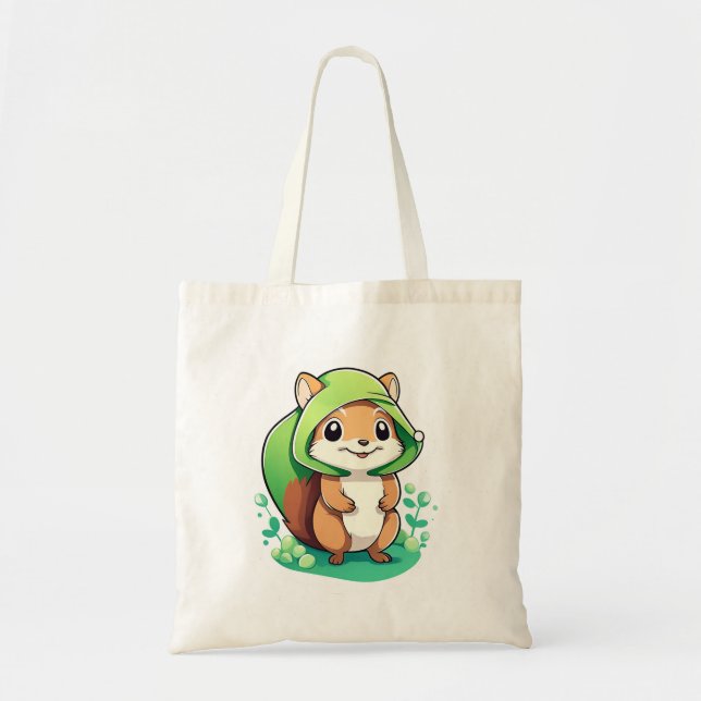 Tote Bag Écureuil animal adorable (Devant)