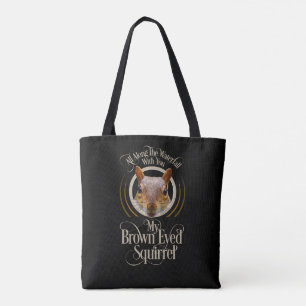 Tote Bag Écureuil Brown - amusant amoureux des écureuils