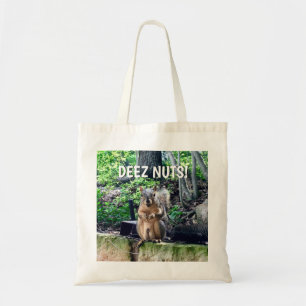 Tote Bag Écureuil Drôle Deez Nuts Humour Inapproprié Photo