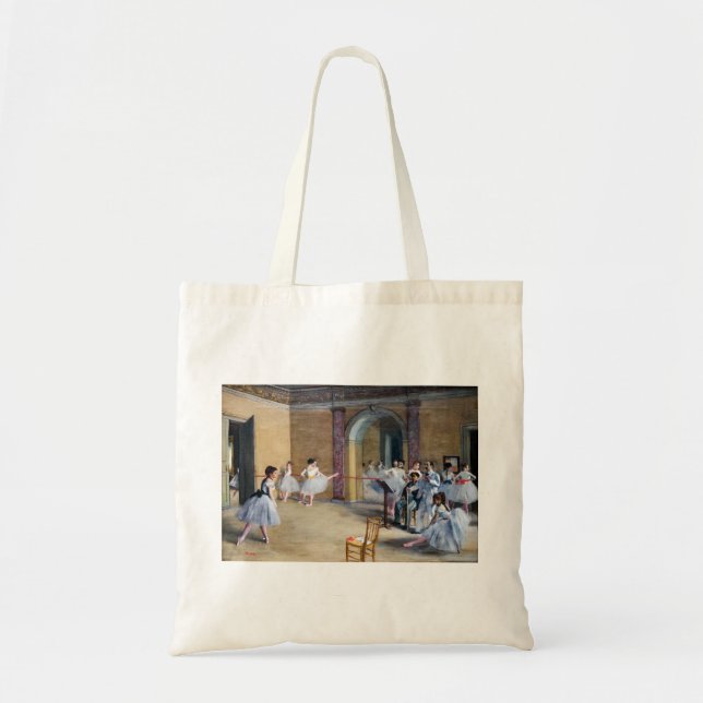 Tote Bag Edgar Degas - Dance Foyer, Opéra rue Le Peletier (Devant)