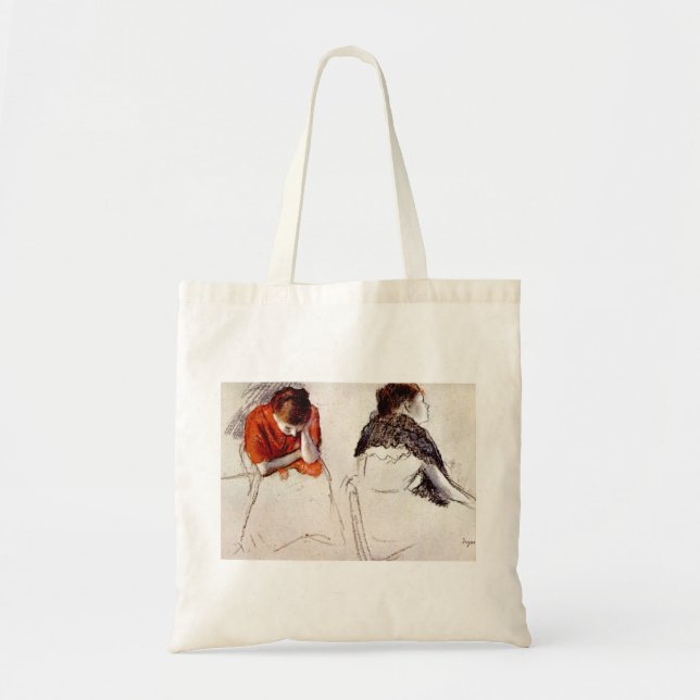 Tote Bag Edgar Degas - deux femmes assises (Devant)
