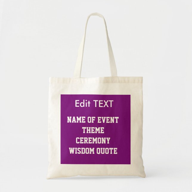 Tote Bag Edit remplacent le budget FOURRE-TOUT de modèle de (Devant)