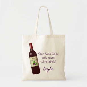 Tote Bag Editable notre club de lecture indique seulement