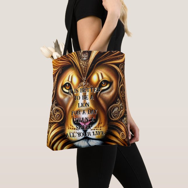 Tote Bag Editer tout le texte - Amazing Beautiful Golden Li (De près)