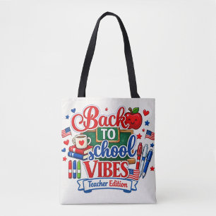 Tote Bag Éditions pour enseignants de rentrée scolaire