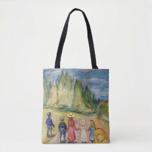 Tote Bag Edvard Munch - La forêt Fairytale