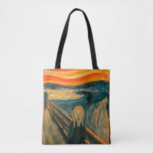 Tote Bag EDVARD MUNCH - le cri perçant 1893