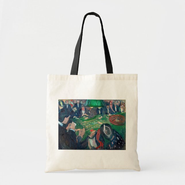 Tote Bag Edvard Munch - Table de roulette à Monte Carlo (Devant)