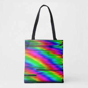 Tote Bag Effets numériques. Arrière - plan abstrait multico