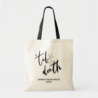 Tote Bag Éffrayant jusqu'à la mort Halloween Bachelorette