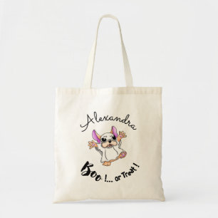 Tote Bag Éffrayants câlins : mignon chien français Boo Hall
