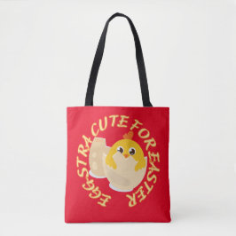 Tote Bag EGGSTRA CUTE POUR PÂQUES drôle petit cadeau pâques
