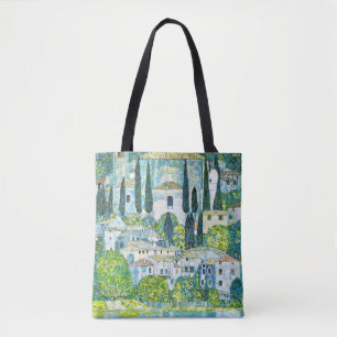Tote Bag Eglise Art Nouveau à Cassone par Gustav Klimt